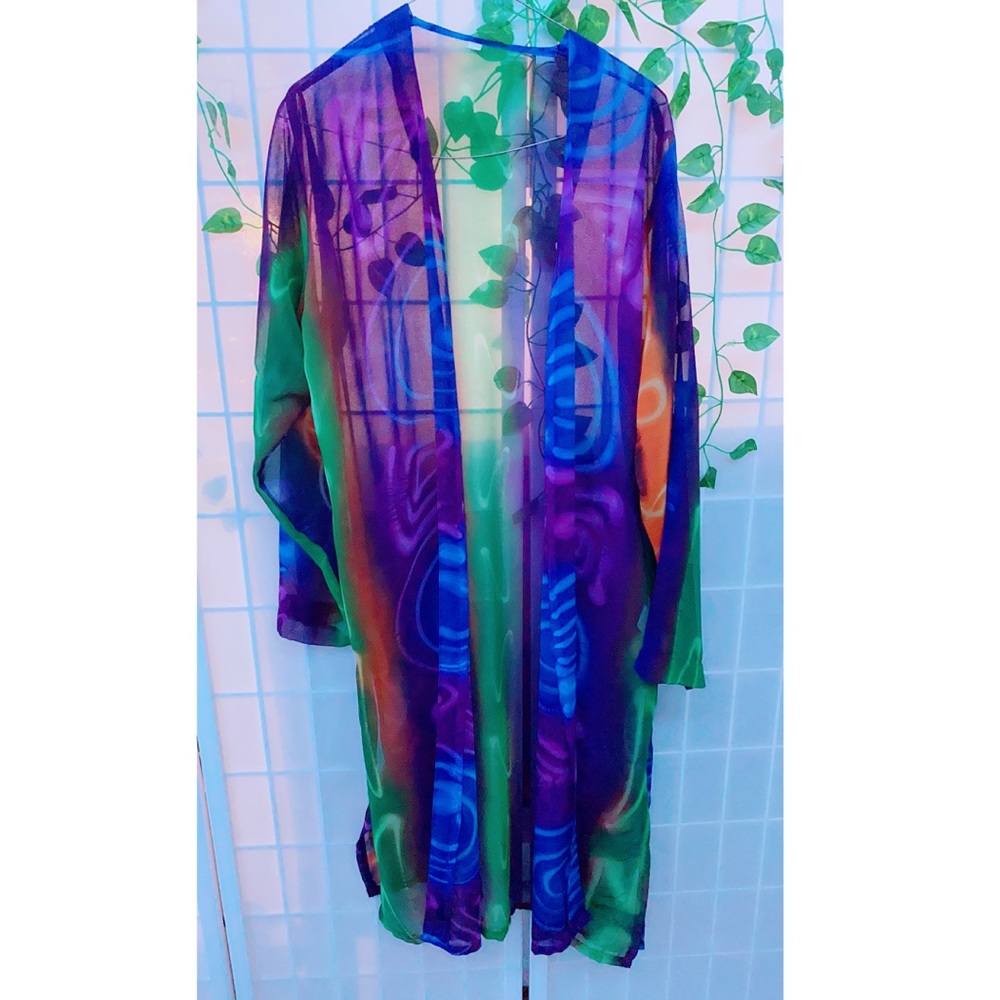 Colorblock Kimono